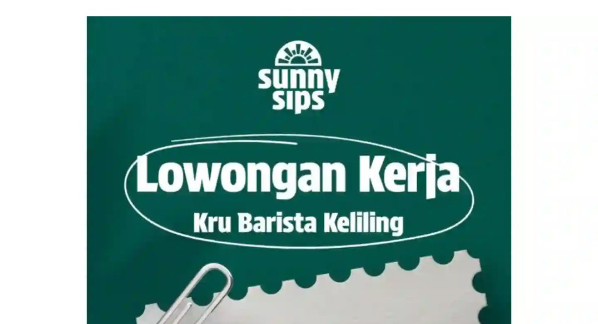 Punya Motor Nganggur? Jadi Kru Barista Keliling Sunny Sips Bisa Dapat Gaji Pokok Plus Bonus!